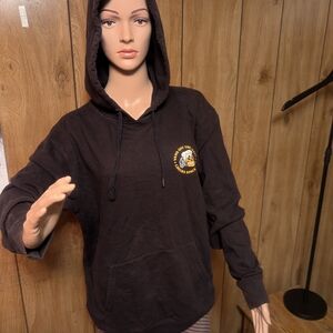 Vans Black Hoodie with Graphic Emblem